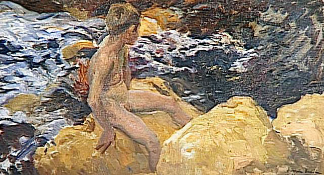 Enfant au bord de la mer (Мальчик на берегу), 1905