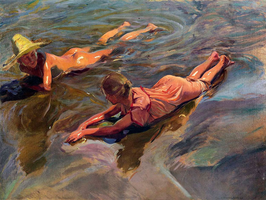 Idilio en el mar (Романтика на море), 1908