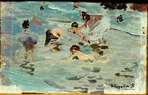 Niños en la playa (Дети на пляже), c.1904