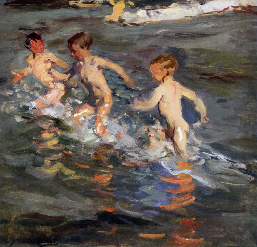 Children at the beach (Дети на пляже), 1899