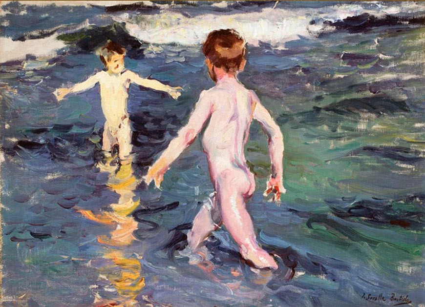 Niños en el mar (Мальчики в море)