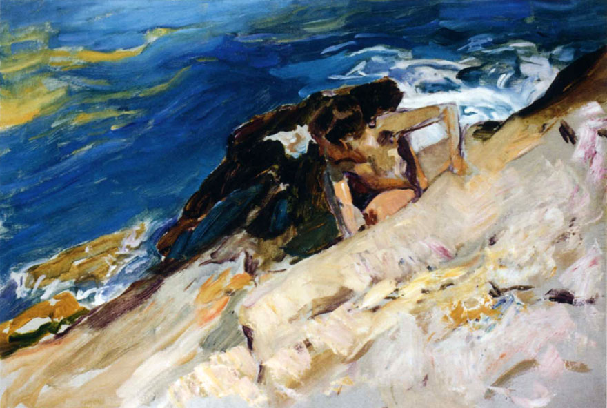 Looking for Crabs among the Rocks, Javea (Поиск крабов среди камней, Хавеа), 1905