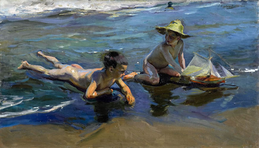 Niños en la playa (Дети на пляже), 1904