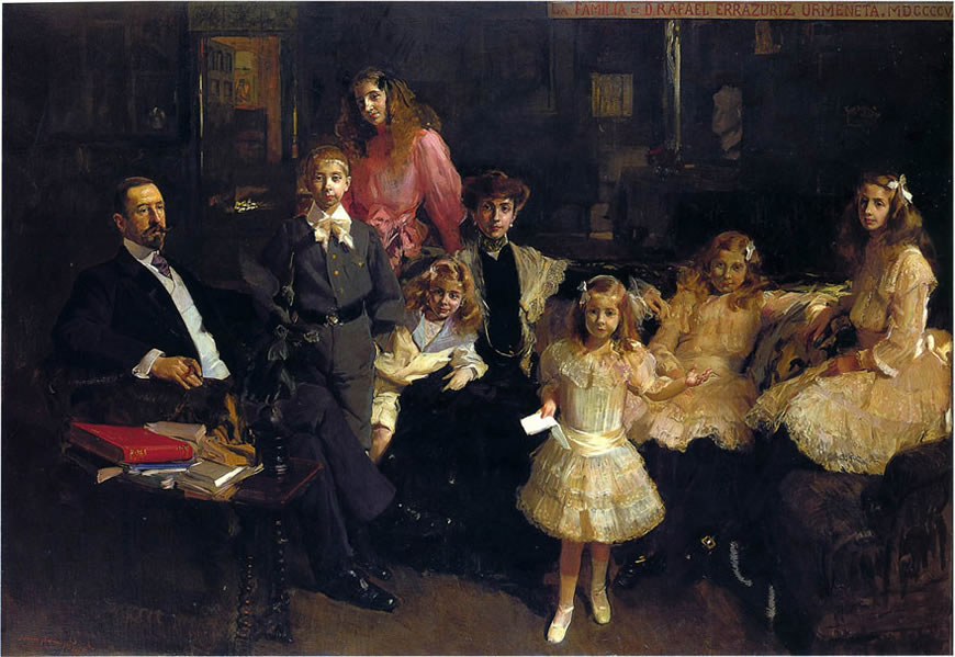 The Family of Rafael Errazuriz (Семья Рафаэля Эррзуриц), 1905