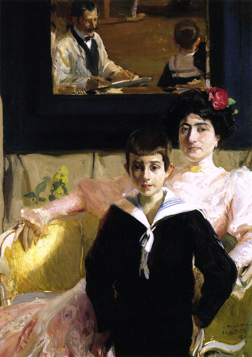 Lucrecia Arana y su Hijo (Лукреция Арано и её сын), 1906