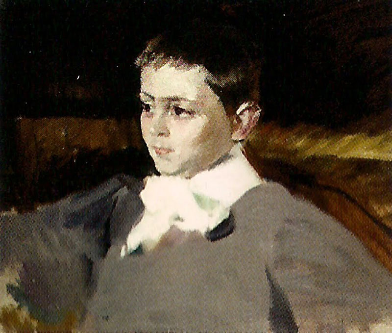 Retrato del niño Casimiro Granzow (Портрет Казимира Гранзова в детстве)