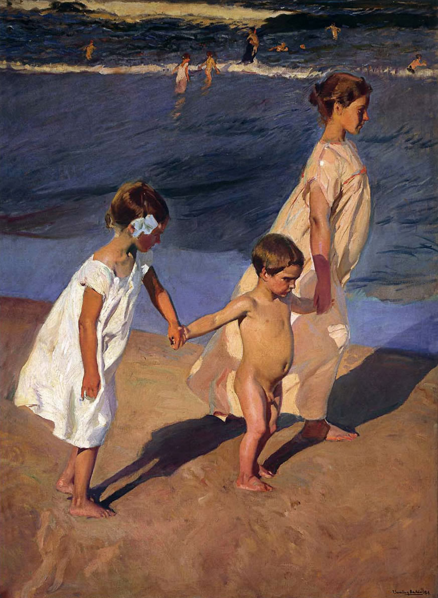 To the Water, Valencia, aka Going for a Bath, Valencia (У воды или Идут купаться, Валенсия), 1908