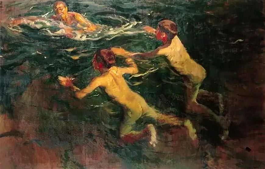 Nadadores. Jávea (Пловцы. Хавеа), 1905