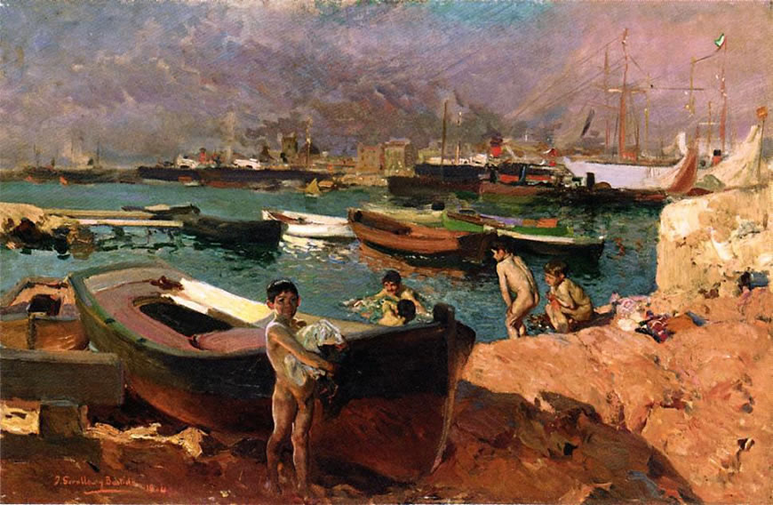 Valencia's Port (Порт Валенсии), 1904