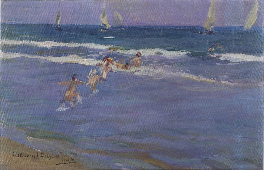 Niños en el mar (Дети в море), 1909 