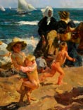 La vuelta de la pesca (Возвращение с рыбалки), 1898 detail/фрагмент