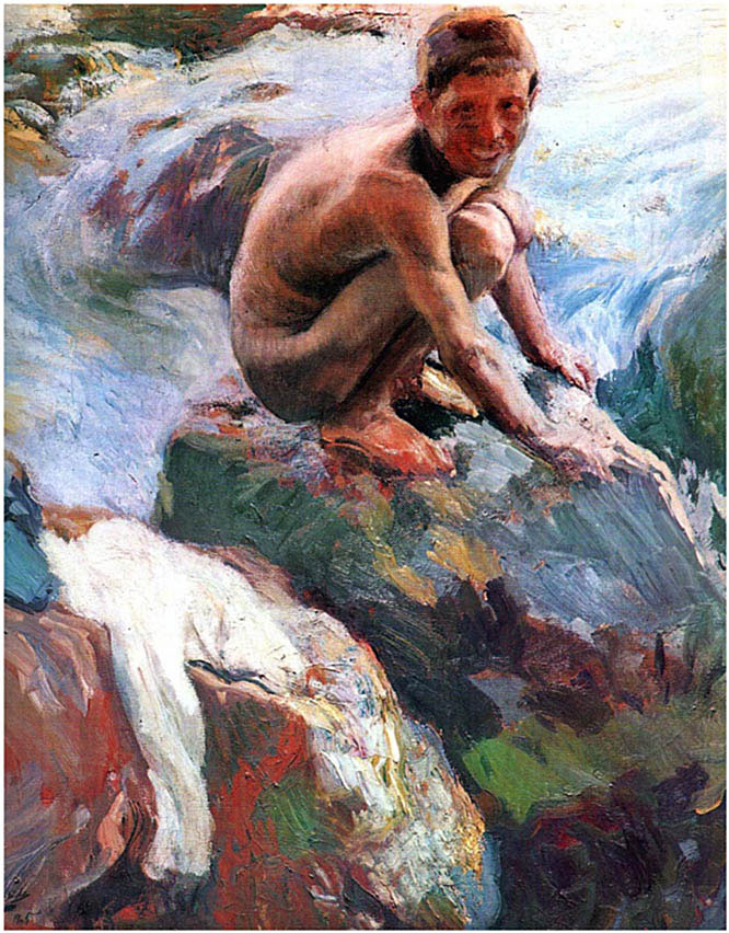 Boy on the Rocks, Javea (Мальчик на камнях, Хавеа), 1905