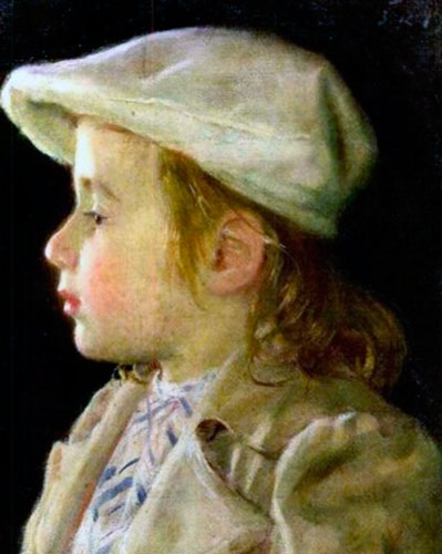 Portrait de jeune garçon de profile (Портрет мальчика в профиль), 1893