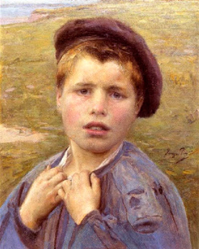 Petit garçon au béret, fils du peintre (Мальчик в берете, сын художника)