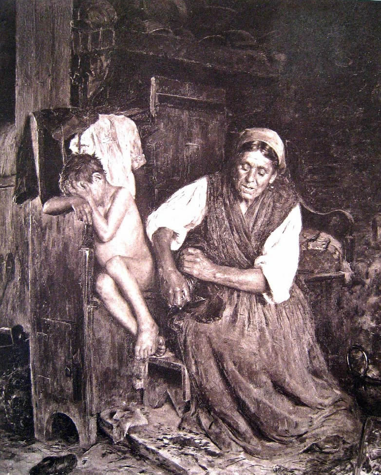 Trempé Jusqu'aux os (Промокший до костей), c.1888