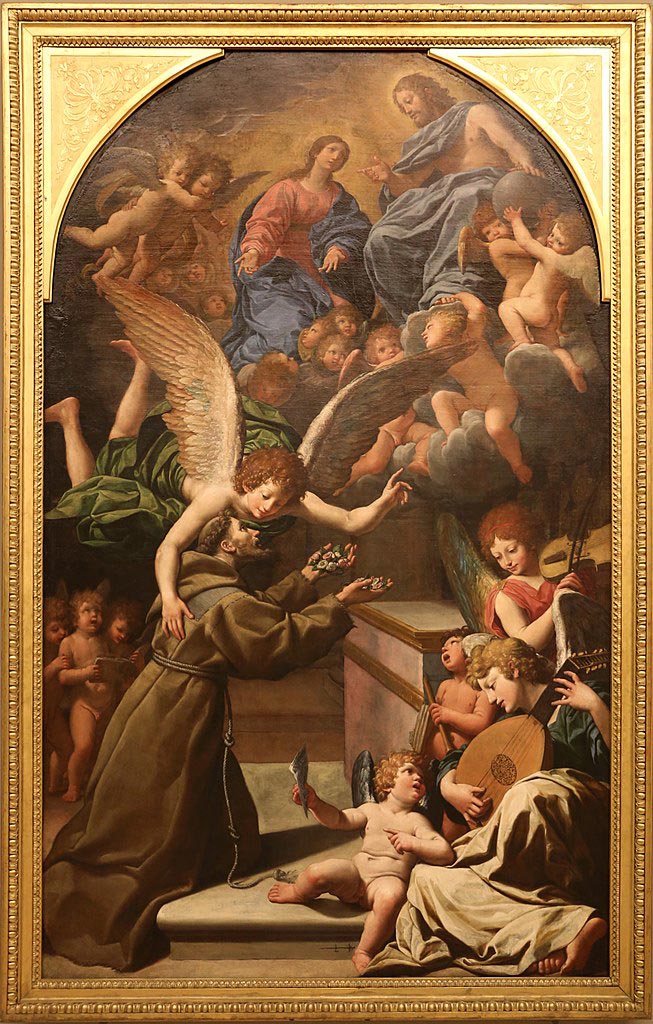 Visione di San Francesco d'Assisi (Видение св. Франциска Ассизского), 1617-1618