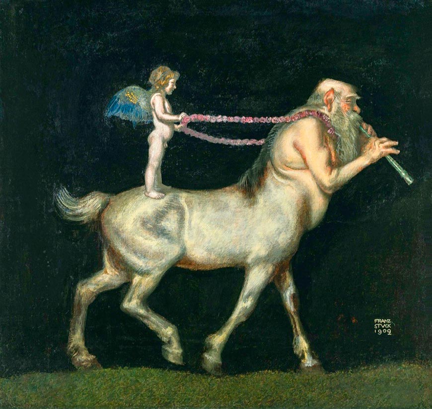 Centaur and Cupid (Центавр и купидон), 1902
