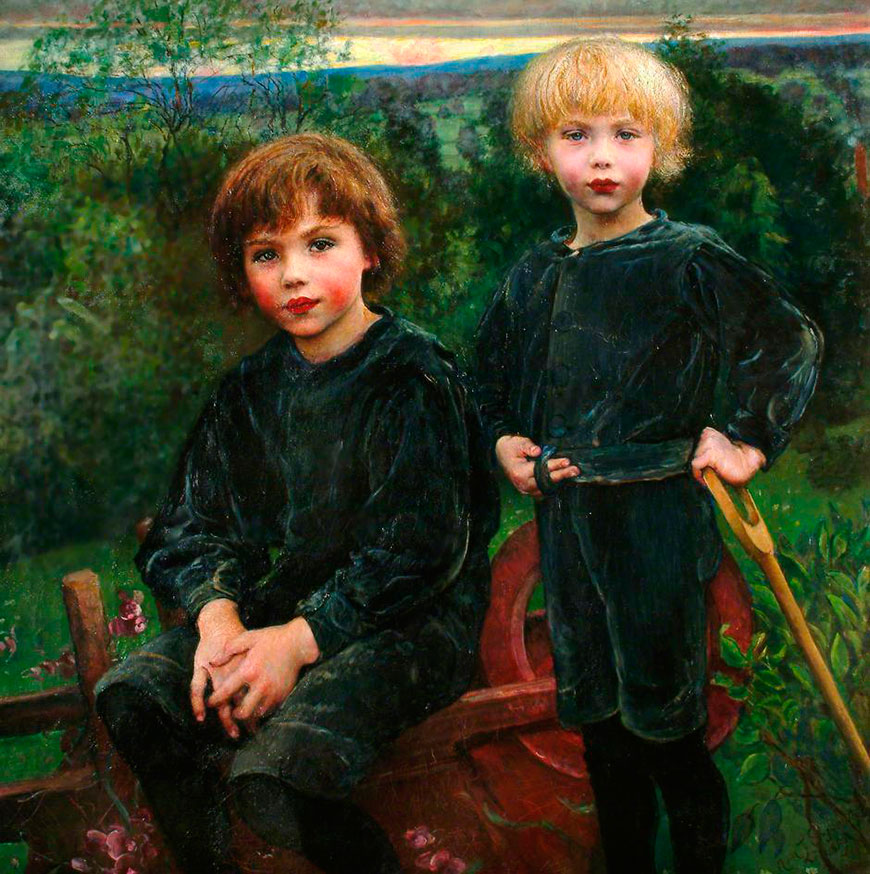 Geoffrey and Christopher Herringham (Джеффри и Кристофер Херрингхэм), 1889