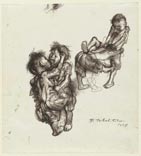 Four Fighting Children