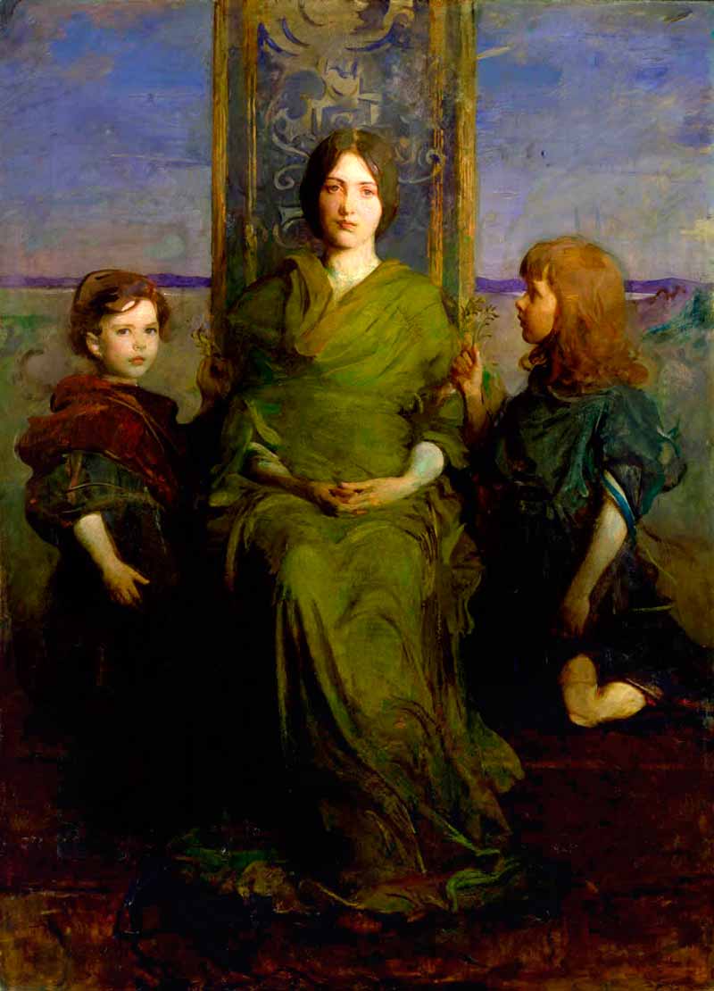 Virgin Enthroned (Дева на престоле), 1891