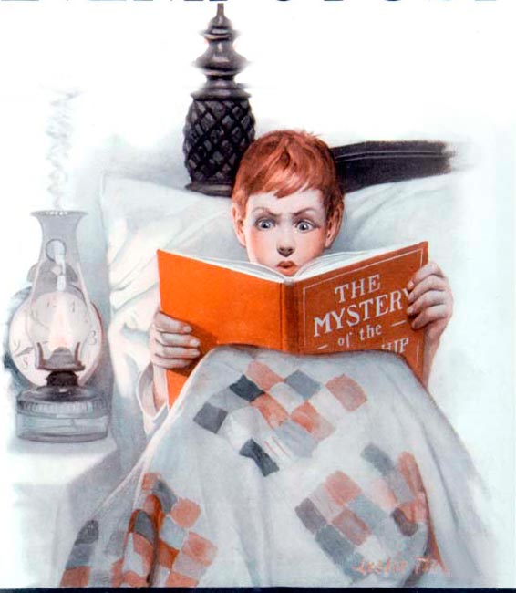 Bedtime Mystery (Детективный роман в постели), 1915