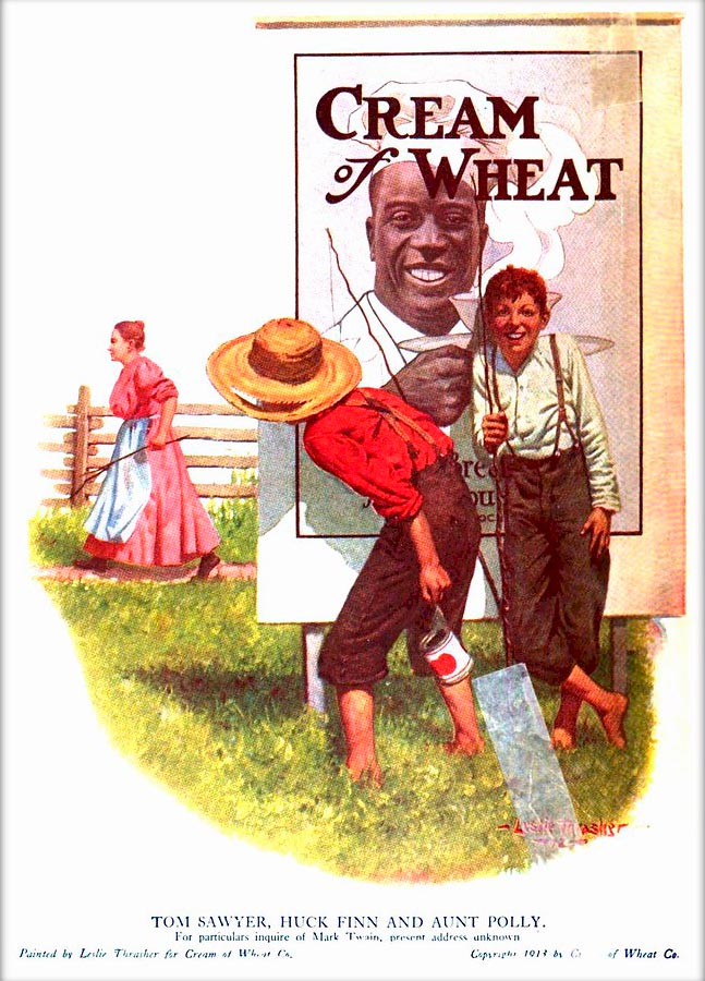 Tom Sawyer, Huck Finn and Aunt Polly (Том Сойер, Гек Финн и тетушка Полли), June 1918