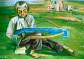 Boy with crossbow