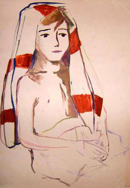 Junge mit Badetuch (Мальчик с полотенцем), 1946