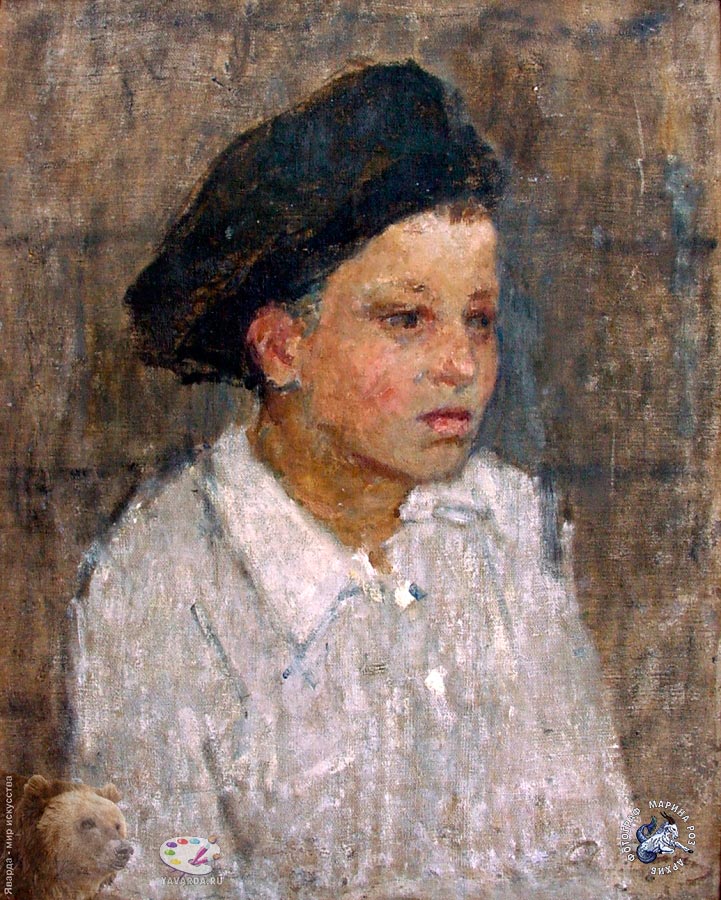 Мальчик в берете (Boy in a beret), 1946