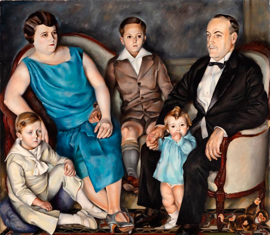 Portrait of the Mestre Family (Портрет семьи Местре), 1927