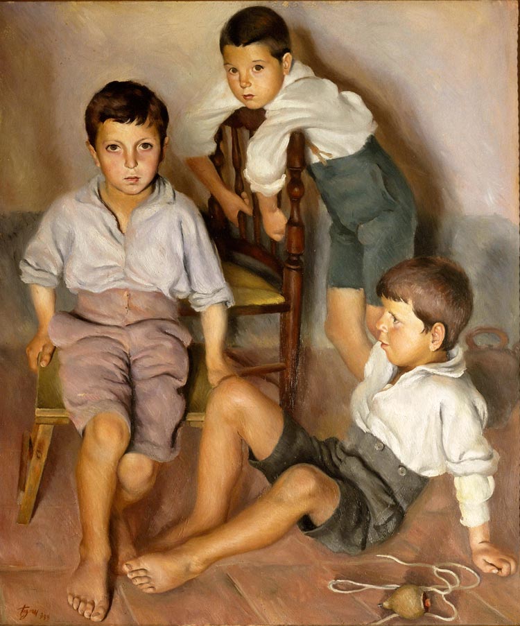 Tres niños (Три мальчика), 1933