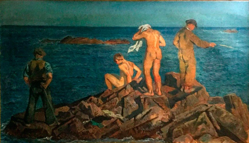 Drenge på klipperne, Arild (Мальчики на скалах, Арлид), 1931