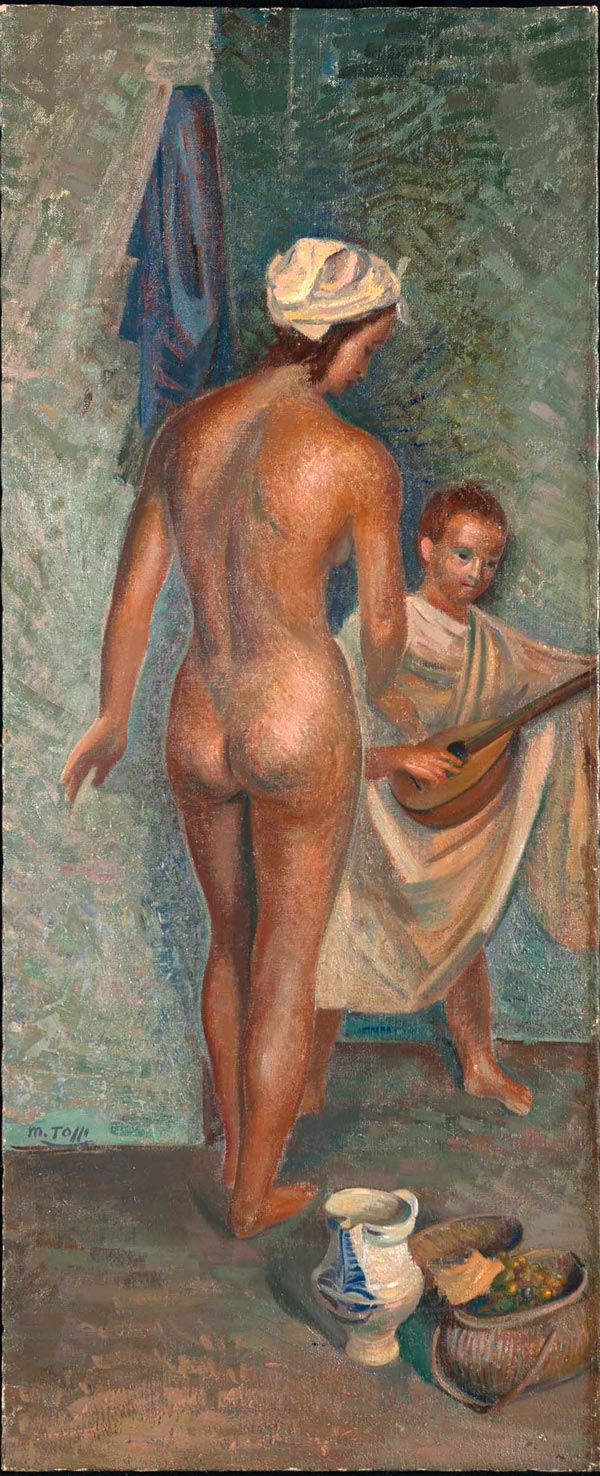 Nudino femminile con amorino (Женская обнаженность с купидоном), 1945