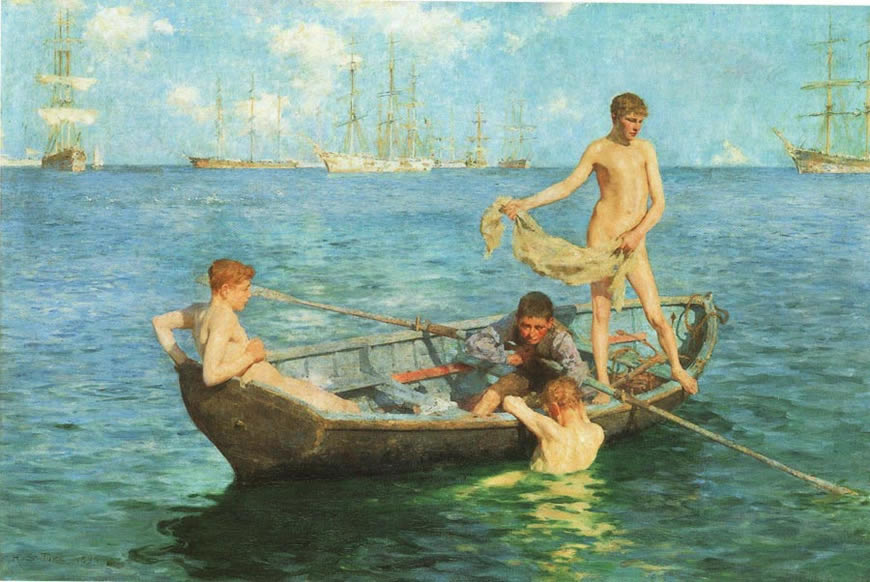 August Blue (Голубой август), 1893