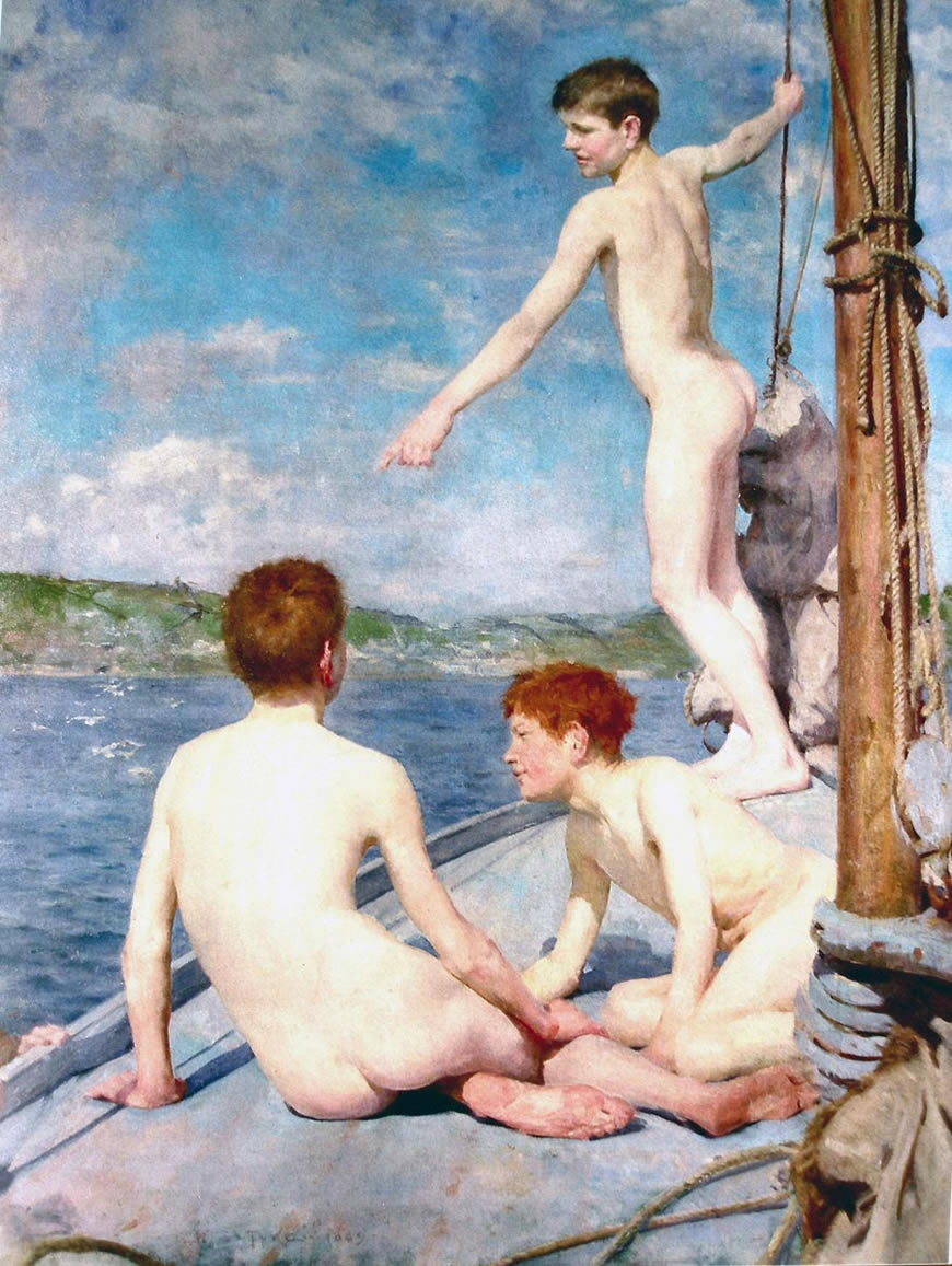 Boys Bathing (Купающиеся мальчики), 1898