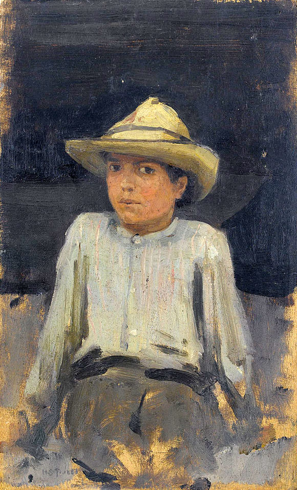 Boy with hat (Мальчик в шляпе), 1881