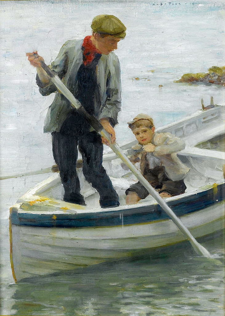 Keeping her off (Держись её), 1900