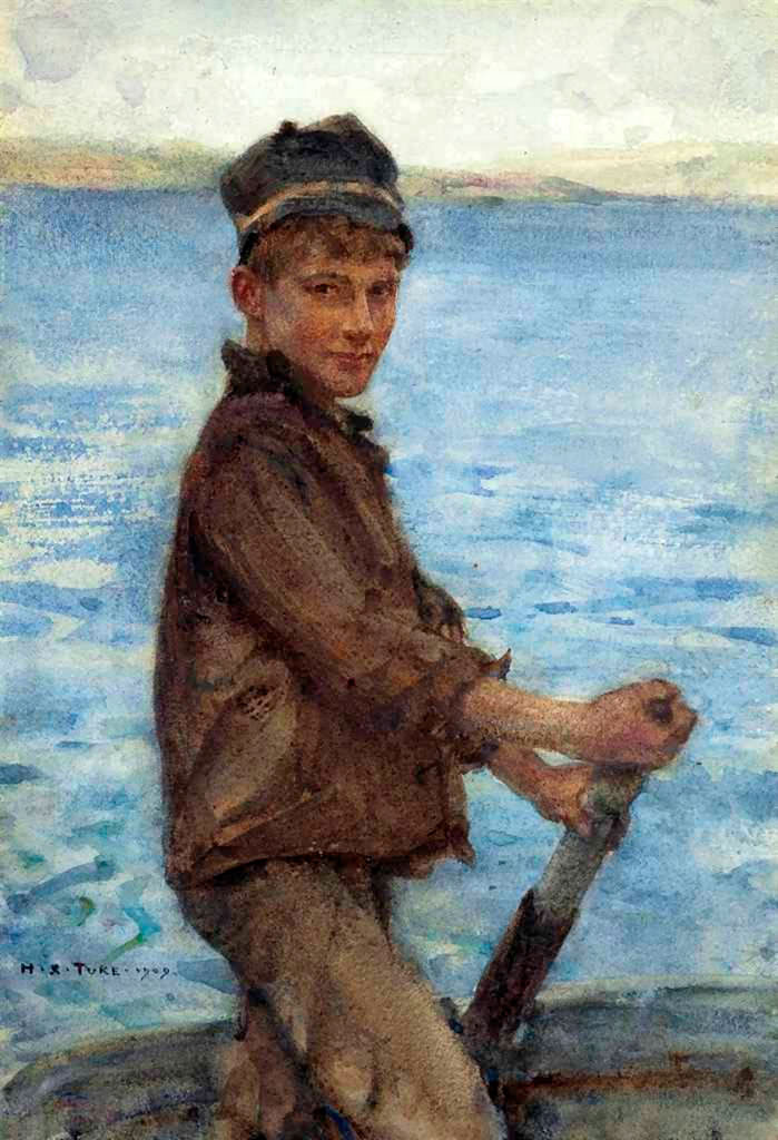 Steering the Punt (Рулевой), 1909