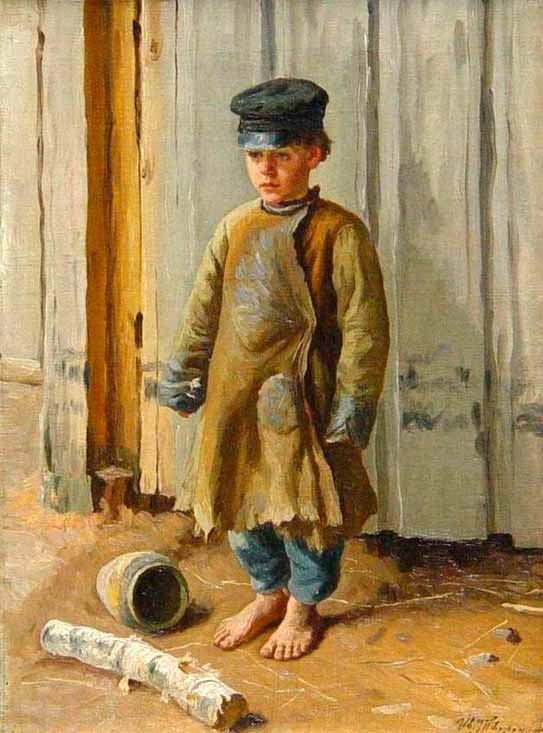 Maльчик в кapтузe (Boy in a cap)