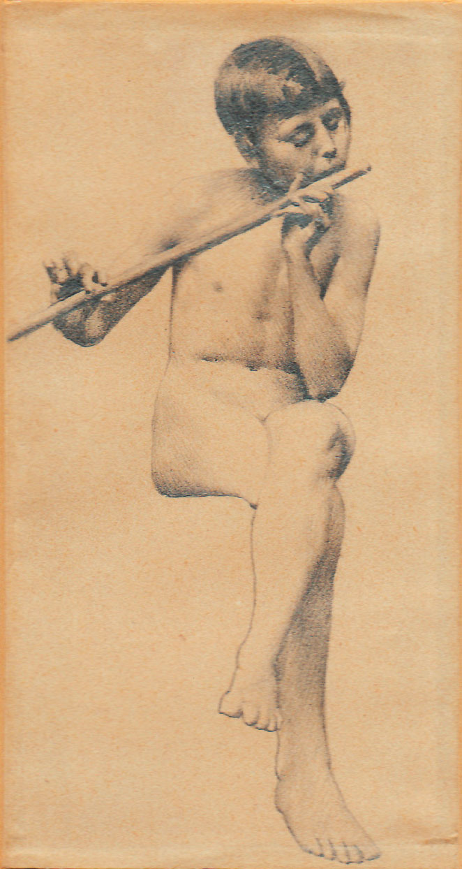 Nude Boy Playing the Flute (Нагой мальчик, играющий на флейте)