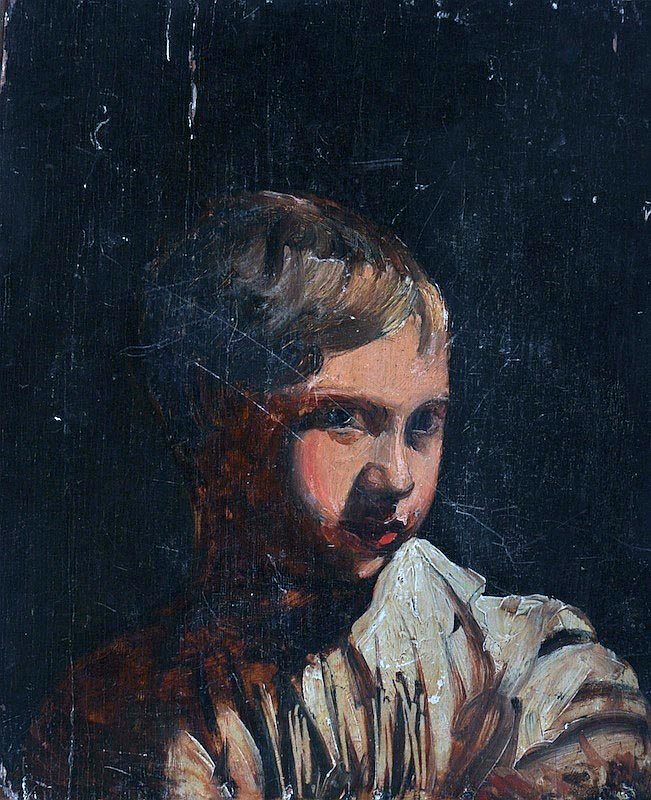 Portrait of a boy's head (Портрет головы мальчика)