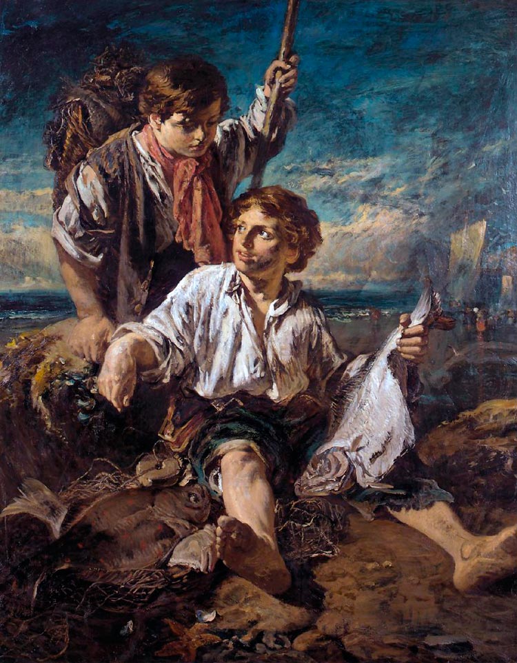 The fisherboys (Мальчики-рыбаки)