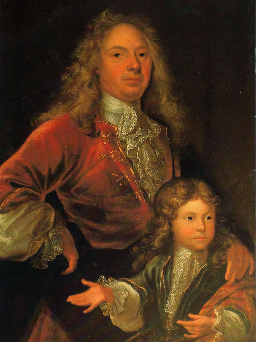 Portrait de Vatel et de son fils (Портрет Вателя с сыном), XVII