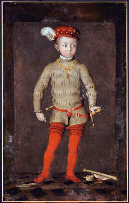 Portrait présumé d'Henri IV enfant (предположительно, портрет короля Генриха IV в детстве), XVI