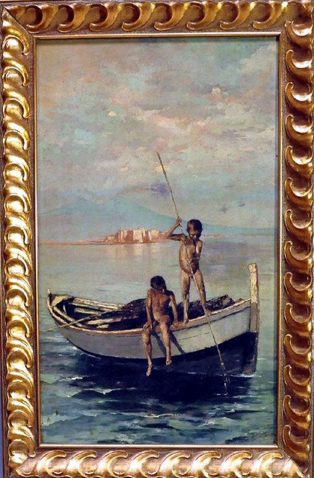 Two Nude Boys in a Fishing Boat (Два нагих мальчика в рыбацкой лодке), ca.1890-1900