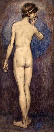 Nude boy (Обнажённый мальчик), XVIII