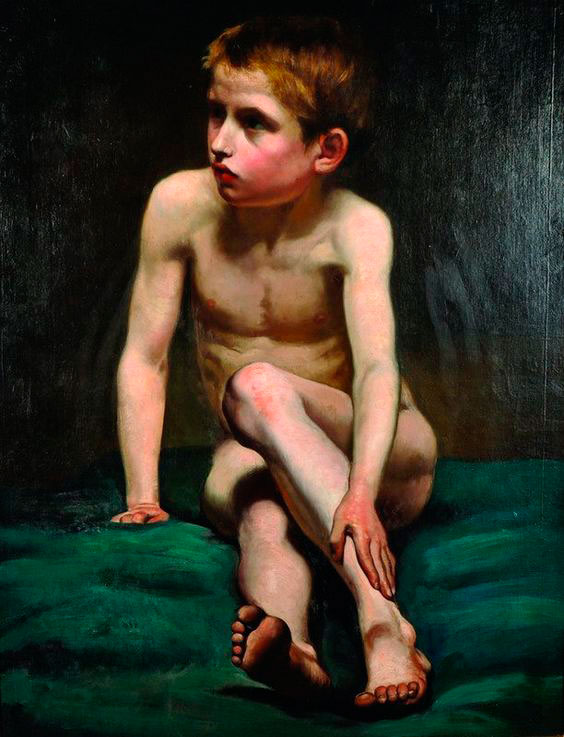 Study of a Young Naked Boy (Эскиз обнажённого мальчика)