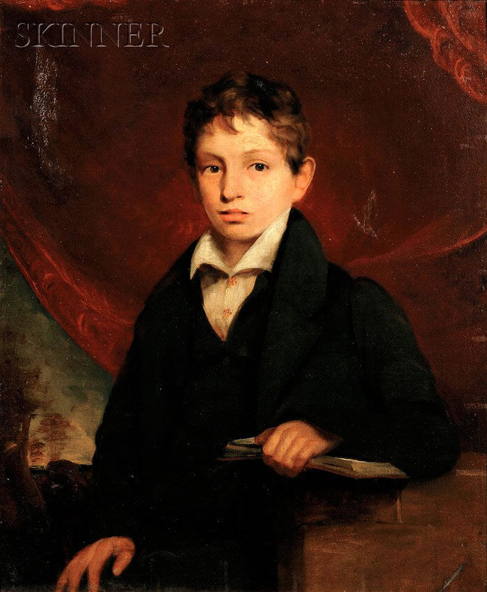 Portrait of a Boy with Book (Портрет мальчика с книгой), XIX