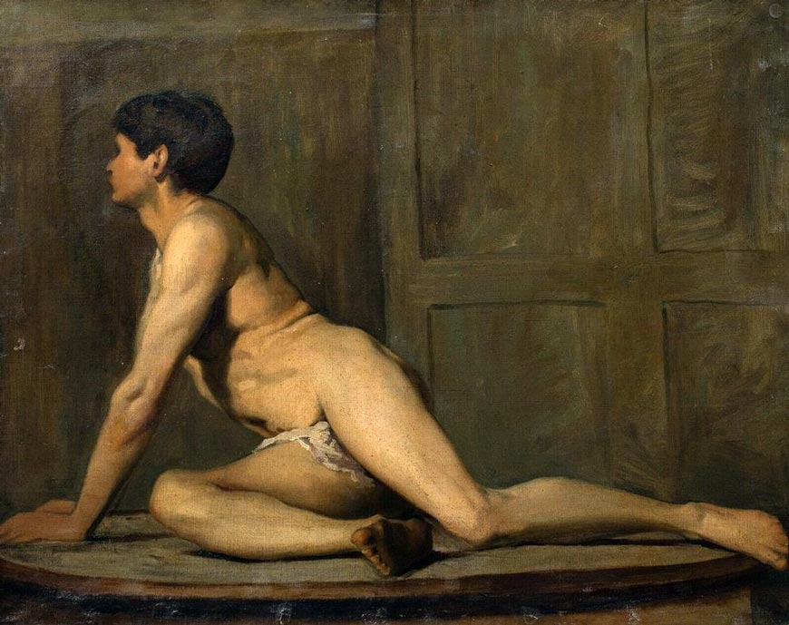 [Nude portrait of a boy / Портрет голого мальчика], early XX