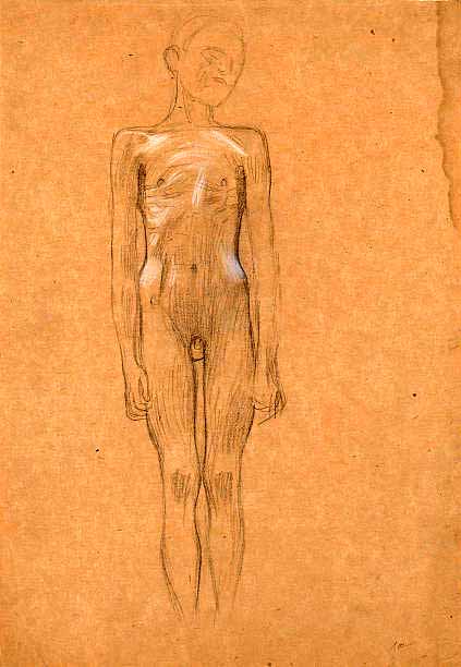 Medizin; Nude boy, standing (Медицина; Нагой мальчик, стоящий), 1901